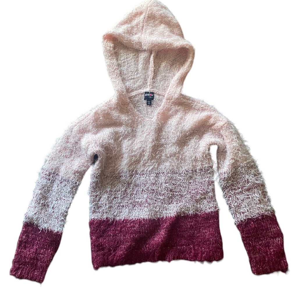 Ransom girl pullover sweater with hood